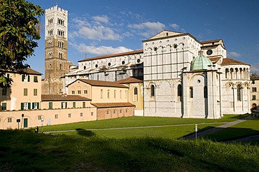 Cathedral, Duomo of San Martino, Lucca, Tuscany, Italy, Europe