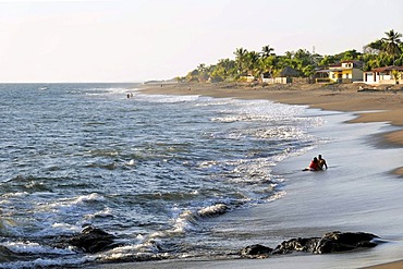 Las Penitas beach at Poneloya, Leon, Pacific, Nicaragua, Central America