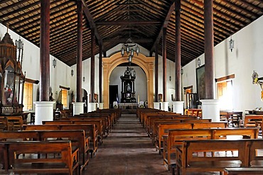 Inside the church of San Jeronimo, Masaya, Nicaragua, Central America