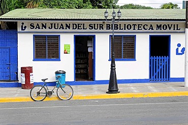 Front of a house in San Juan del Sur, Nicaragua, Central America