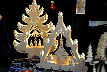 Christmas decoration from the Erzgebirge, Christmas market