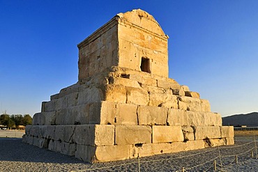 Tomb of Cyrus II., archaeological site of Pasargadae, UNESCO World Heritage Site, Persia, Iran, Asia