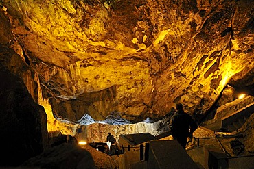 Interior of Ali Sadr Cave, Hamadan, Hamedan, Persia, Iran, Asia