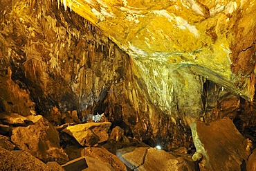 Interior of Ali Sadr Cave, Hamadan, Hamedan, Persia, Iran, Asia