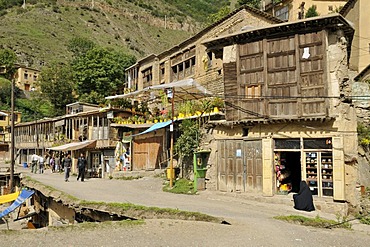 Mountain village of Masuleh, Gilan, Iran, Asia