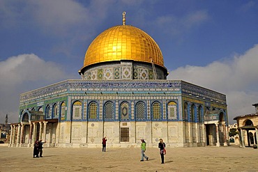 Dome of the Rock, Qubbet es-Sakhra, on the Temple Mount, Jerusalem, Israel, Middle East, Orient