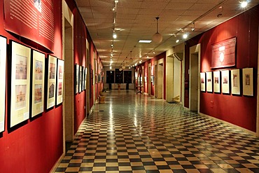 Exhibition in the Austrian Pilgrims Hospice in the historic centre of Jerusalem, Israel, Middle East, Orient