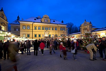 Christmas Market Hellbrunn Palace, Salzburg, Austria, Europe