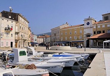 Port of the town of Cres, Croatia, Europe