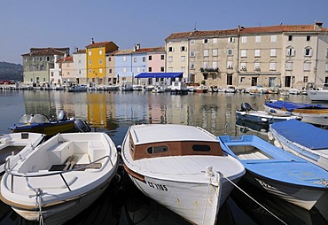 Port of the town of Cres, Croatia, Europe