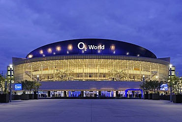 O2 World, O2 Arena stadium of the Anschutz Entertainment Group, Berlin Friedrichshain district, Germany, Europe