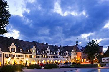 Lower Market Square, Freudenstadt, Black Forest, Baden-Wuerttemberg, Germany, Europe
