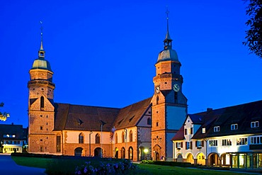Lower Market Square and Parish Church, Freudenstadt, Black Forest, Baden-Wuerttemberg, Germany, Europe