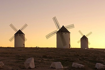 Windmills, Campo de Criptana, Ciudad Real province, Ruta de Don Quijote, Castilla-La Mancha, Spain, Europe