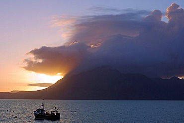 Cuillin Hills from Elgol, Isle of Skye, Western Highlands, Scotland, United Kingdom, Europe