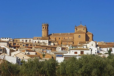 San Mateo church, Banos de la Encina, province of Jaen, Andalusia, Spain, Europe