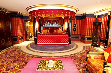 Presidential suite, deluxe suite of the Burj Al Arab luxury hotel, Dubai, United Arab Emirates, Middle East