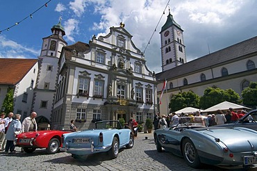 Town hall in Wangen im Allgaeu, Upper Swabia, Allgaeu, Baden-Wuerttemberg, Germany, Europe