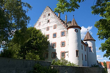 Old castle in Kisslegg, Upper Swabia, Allgaeu, Baden-Wuerttemberg, Germany, Europe