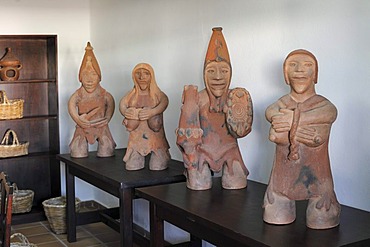 Clay figures in the Casa Museo del Campesino, Lanzarote, Canary Islands, Spain, Europe