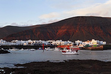 Port, orzola, Lanzarote, Canary Islands, Spain, Europe