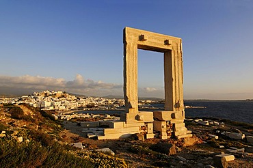 Portara of Naxos, Temple of Apollo, Naxos, Cyclades, Greece, Europe