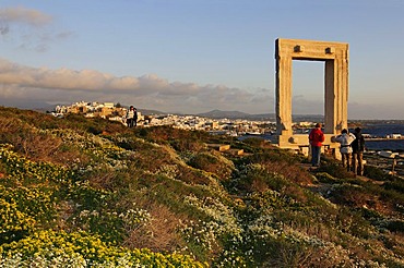 Portara of Naxos, Temple of Apollo, Naxos, Cyclades, Greece, Europe