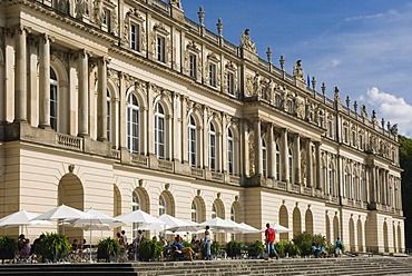 Herrenchiemsee Palace, Herreninsel, Gentleman's Island, Lake Chiemsee, Chiemgau, Upper Bavaria, Germany, Europe