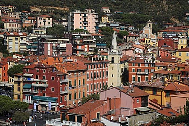 Lerici port city on the east side of the Gulf of La Spezia, Liguria, Italy, Europe