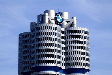 Headquarters of BMW AG, Munich, Bavaria, Germany, Europe