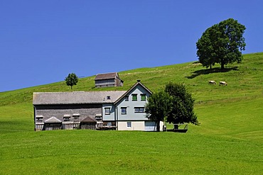 Farm house in the canton of Appenzell, Switzerland, Europe