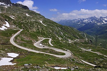 Nufenen Pass Road, Canton of Ticino, Switzerland, Europe