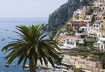 Positano on the Amalfi Coast, Italy, Europe