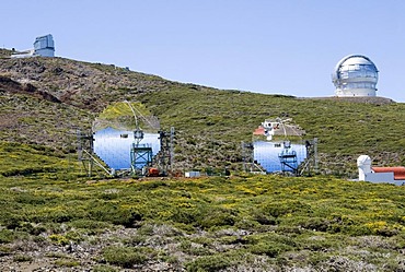 Observatorio Astrofisico, astronomical observatory on the Roque de los Muchachos, La Palma, Canary Islands, Spain, Europe