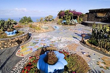 Plaza La Glorieta in Las Manchas, La Palma, Canary Islands, Spain, Europe