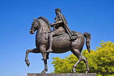 Equestrian statue of Marcus Aurelius, Tulln, Lower Austria, Austria, Europe