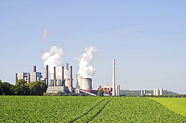 RWE lignite-fired power plant, Niederaussem, Bergheim, Rhineland, North Rhine-Westphalia, Germany, Europe