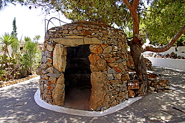 Shepherd's cabin, Lychnostatis Open Air Museum, Museum of the traditional Cretan life, Hersonissos, Crete, Greece, Europe