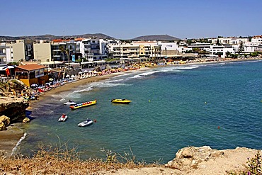 Beach, Hersonissos, Limin Chersonisou, Crete, Greece, Europe