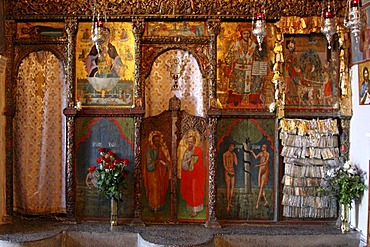 Rock chapel, Moni Faneromenis, monastery, Crete, Greece, Europe