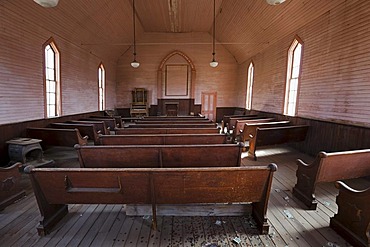 Methodist Church, Bodie State Park, ghost town, mining town, Sierra Nevada Range, Mono County, California, USA