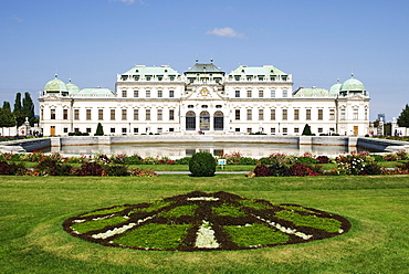 Schloss Belvedere Palace, Upper Belvedere, south side, Vienna, Austria, Europe