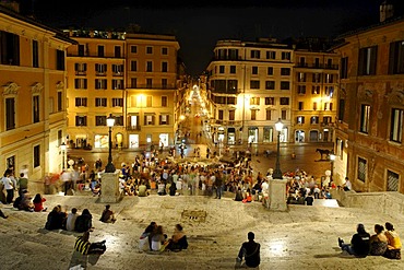 Spanish Steps, Scalinata Trinita dei Monti, Piazza di Spagna, Rome, Italy, Europe