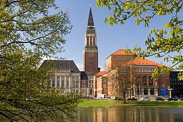 Town Hall, Opera House and Theatre in the state capital of Kiel, Schleswig-Holstein, Germany, Europe