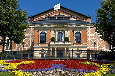 Festspielhaus, Festival Theatre of the Wagner Festival on Green Hill, Bayreuth, Franconian Switzerland, Franconia, Bavaria, Germany, Europe