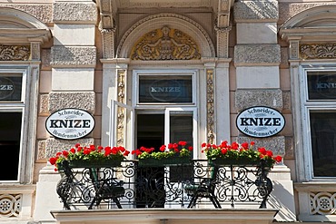 Balcony, Graben street, Vienna, Austria, Europe