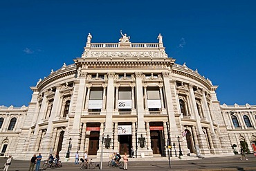 Burgtheater theatre, Ringstrasse street, Vienna, Austria, Europe