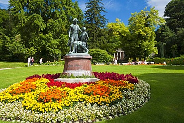 Spa gardens, Baden near Vienna, Lower Austria, Austria, Europe