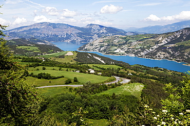 Embrun Lake, Haute Alpes, Provence, France, Europe