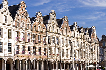 Mansions, Grand Place, Arras, Nord Pas-de-Calais, Normandie, France, PublicGround